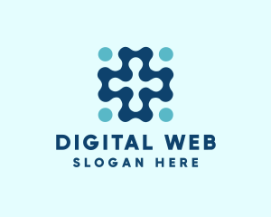 Digital Tech Cross logo design