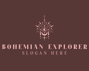 Bohemian Eye Holistic logo design