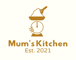 Kitchen Weighing Scale logo design