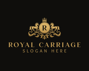 Regal Horse Crest logo design