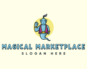 Mythical Genie Fantasy logo
