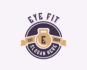 Kettlebell Fitness Workout logo design