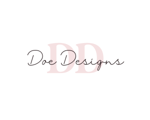 Feminine Fashion Designer logo design