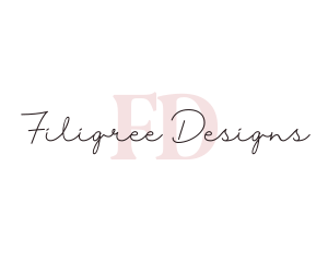 Feminine Fashion Designer logo design