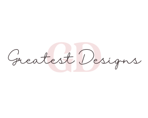 Feminine Fashion Designer logo design