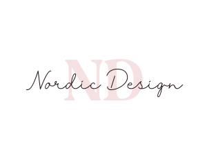 Feminine Fashion Designer logo design