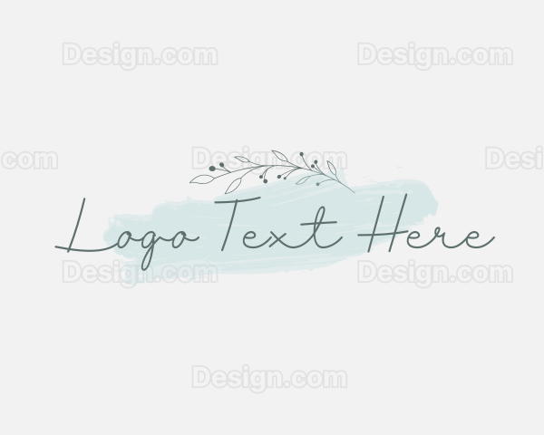 Feminine Floral Boutique Logo