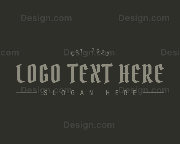 Gothic Urban Business Logo