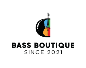 Music Violin Instrument logo