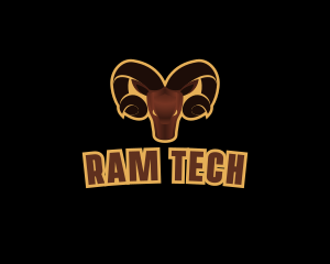 Ram Animal Horn logo