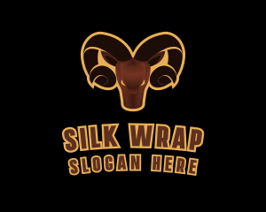 Ram Animal Horn logo design