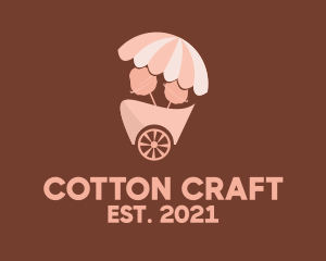 Cotton Candy Cart logo design