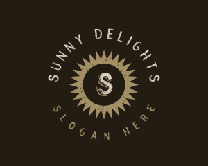 Grunge Summer Sun logo