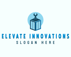 Elevator Repair Wrench logo design