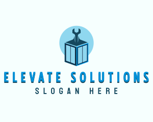 Elevator Repair Wrench logo design