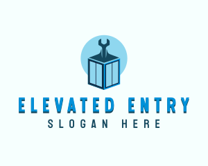 Elevator Repair Wrench logo design