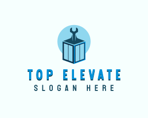 Elevator Repair Wrench logo design