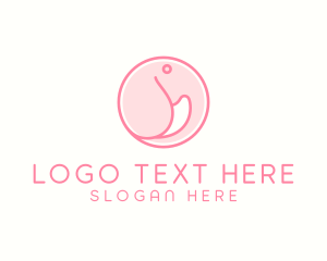 Feminine Round Elephant logo