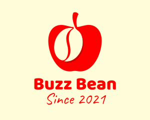 Apple Coffee Bean logo design