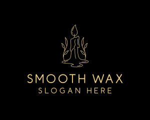 Scented Wax Candle logo design