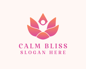 Relaxing Flower Spa  logo design