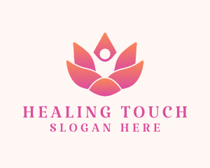 Relaxing Flower Spa  logo design