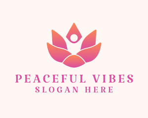 Relaxing Flower Spa  logo design