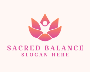 Relaxing Flower Spa  logo design