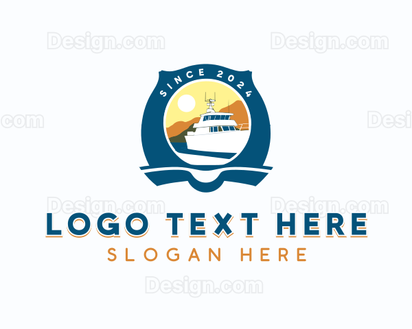 Sailing Ship Cruise Logo