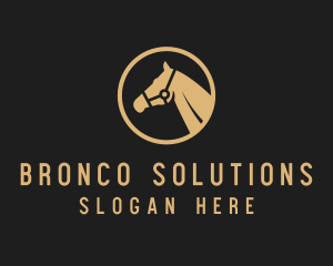 Equine Horse Jockey logo design