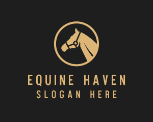 Equine Horse Jockey logo design