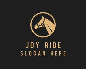 Equine Horse Jockey logo design