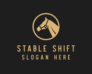 Equine Horse Jockey logo design