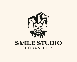 Clown Jester Circus logo