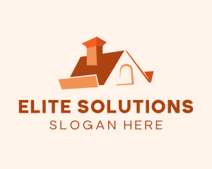 Orange Roof Real Estate Logo