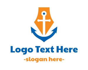 Maritime Ocean Anchor logo