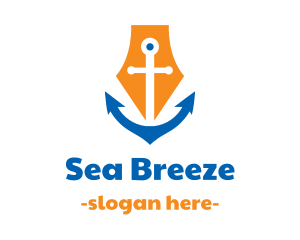 Maritime Ocean Anchor logo