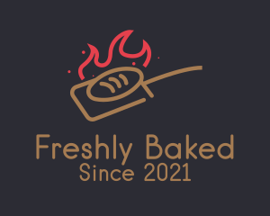 Oven Bake Loaf  logo design