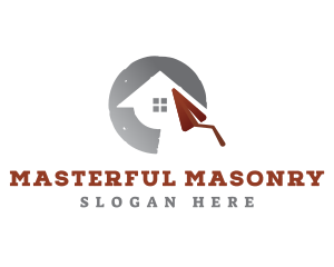 Renovation Trowel Masonry logo design