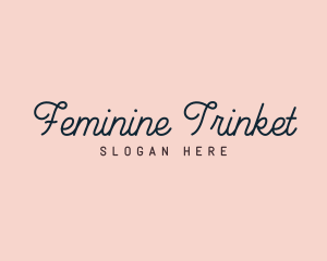 Beauty Feminine Wordmark logo design