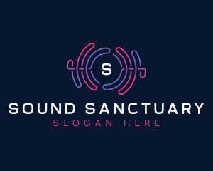 Sound Wave Audio Nightclub logo design