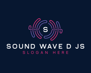 Sound Wave Audio Nightclub logo design