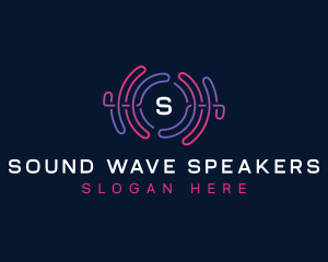 Sound Wave Audio Nightclub logo design