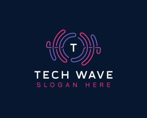 Sound Wave Audio Nightclub logo design