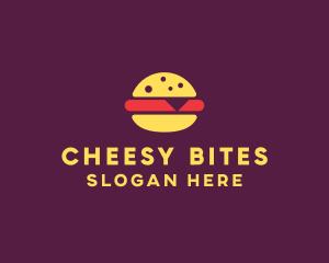 Fast Food Burger Hamburger logo design