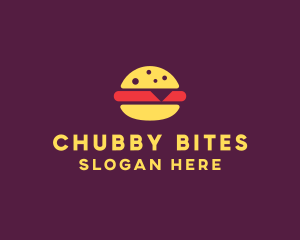 Fast Food Burger Hamburger logo design