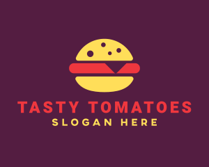 Fast Food Burger Hamburger logo design