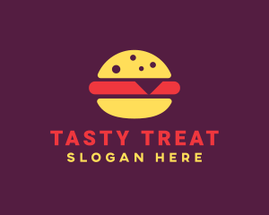 Fast Food Burger Hamburger logo design