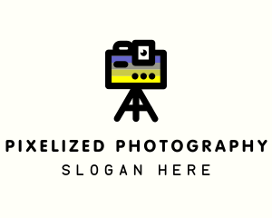 Video Camera Blogger logo design