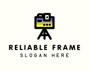 Video Camera Blogger logo design